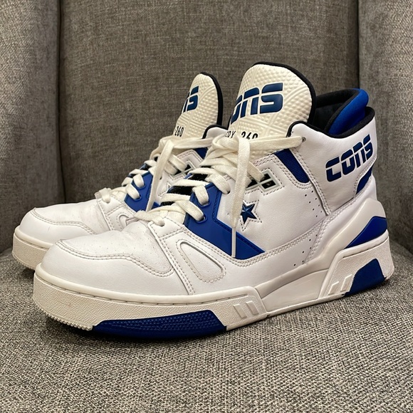 Converse CONS ERX-260 OG HighTops White/Blue 163851C Mens Size 8.5 - Picture 1 of 9